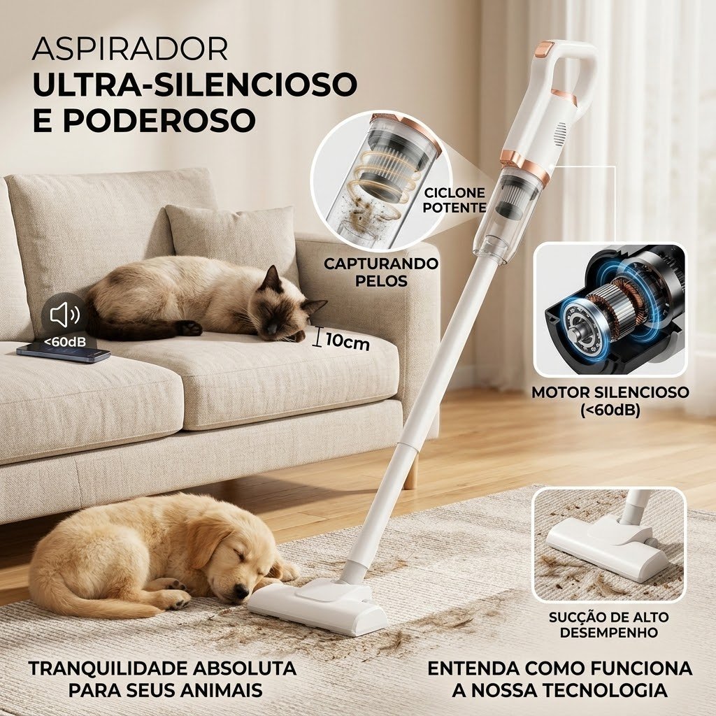 Tecnologia Ciclon Silencioso TurboJet Pro