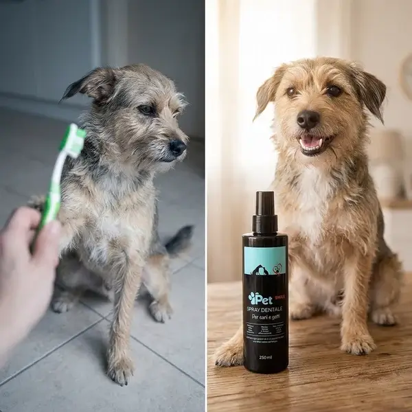 Usporedba tradicionalne četkice i spreja Pet Smile